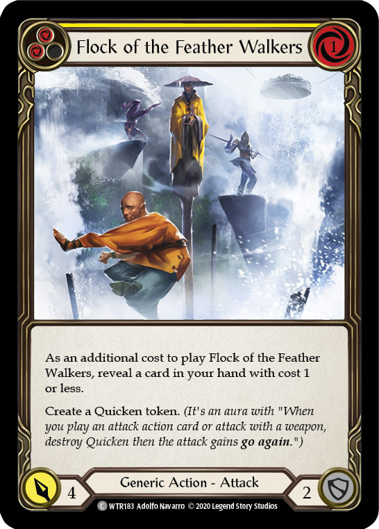 Image of Flock of the Feather Walkers (Yellow) [U-WTR183] (Welcome to Rathe Unlimited)  Unlimited Normal