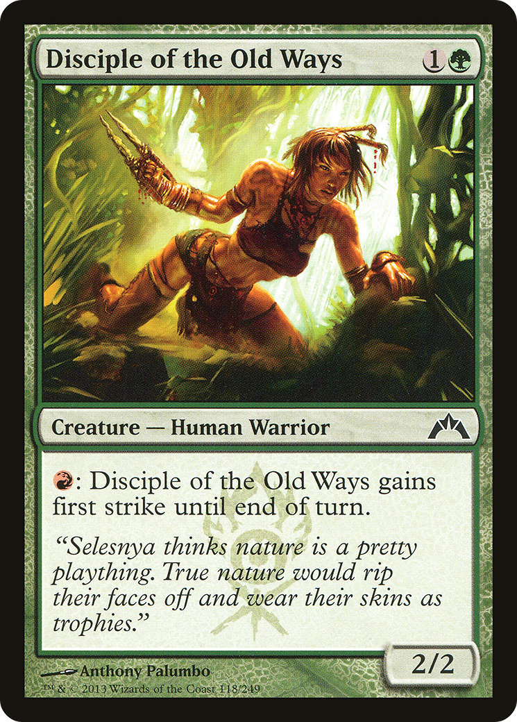 Image of Disciple of the Old Ways [Gatecrash]