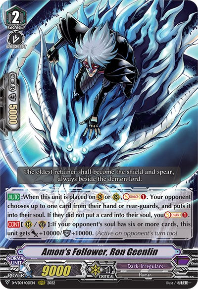 Image of Amon's Follower, Ron Geenlin (D-VS04/051EN) [V Clan Collection Vol.4]