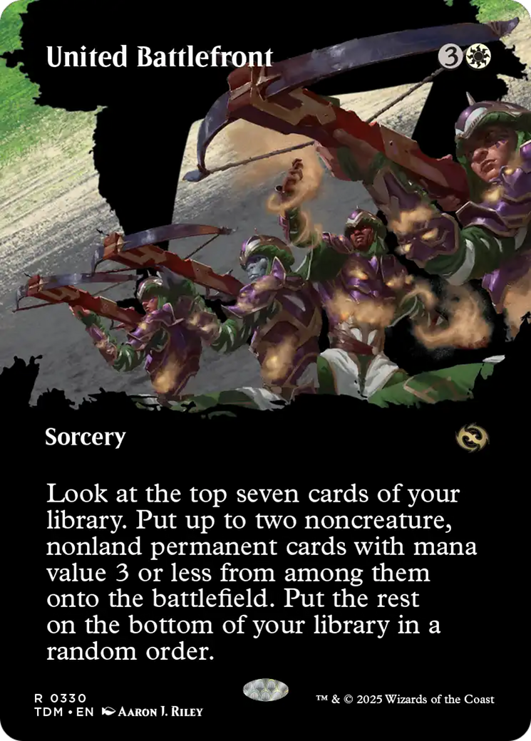 Image of United Battlefront (Borderless) [Tarkir: Dragonstorm]