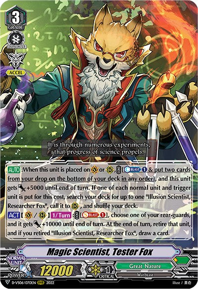 Image of Magic Scientist, Tester Fox (D-VS06/070EN) [V Clan Collection Vol.6]