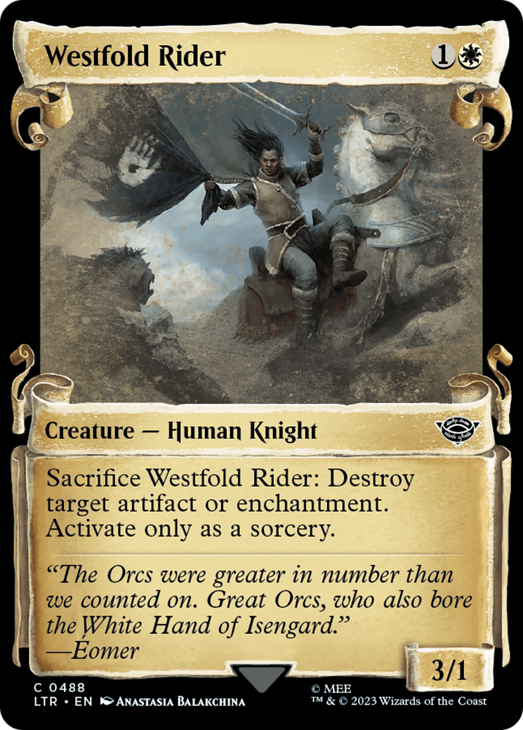 Image of Westfold Rider [The Lord of the Rings: Tales of Middle-Earth Showcase Scrolls]
