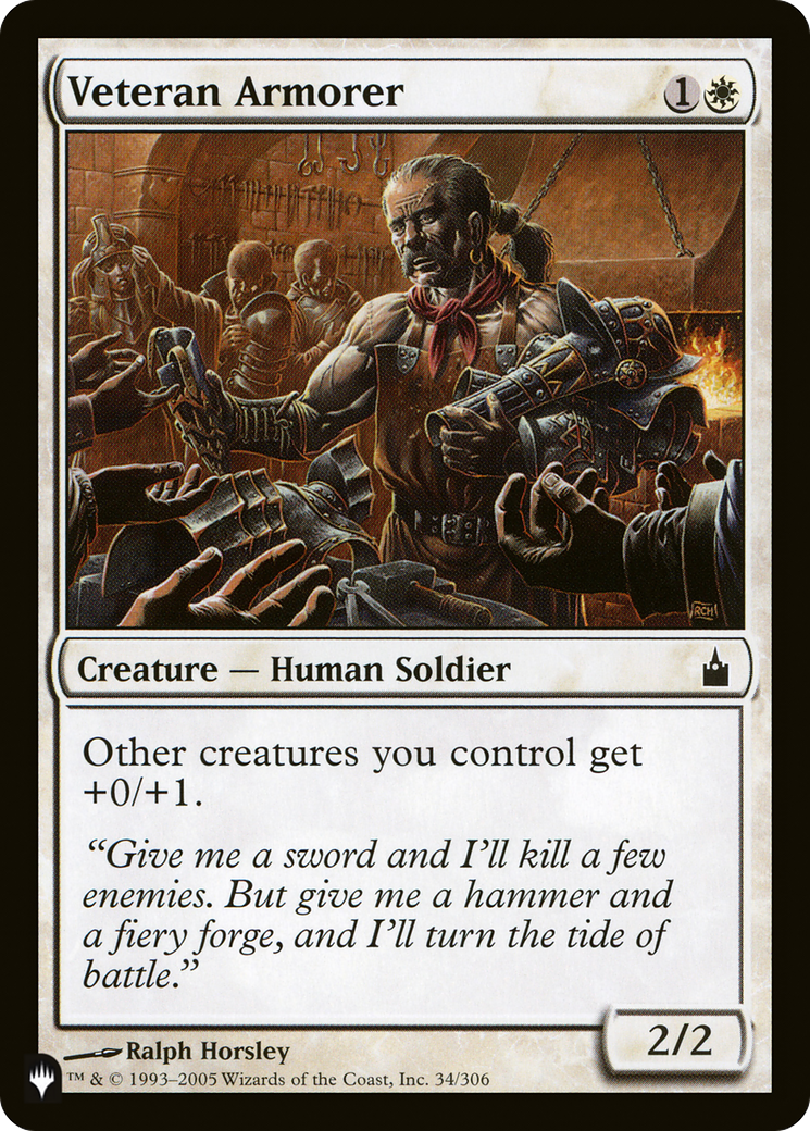 Image of Veteran Armorer [The List]