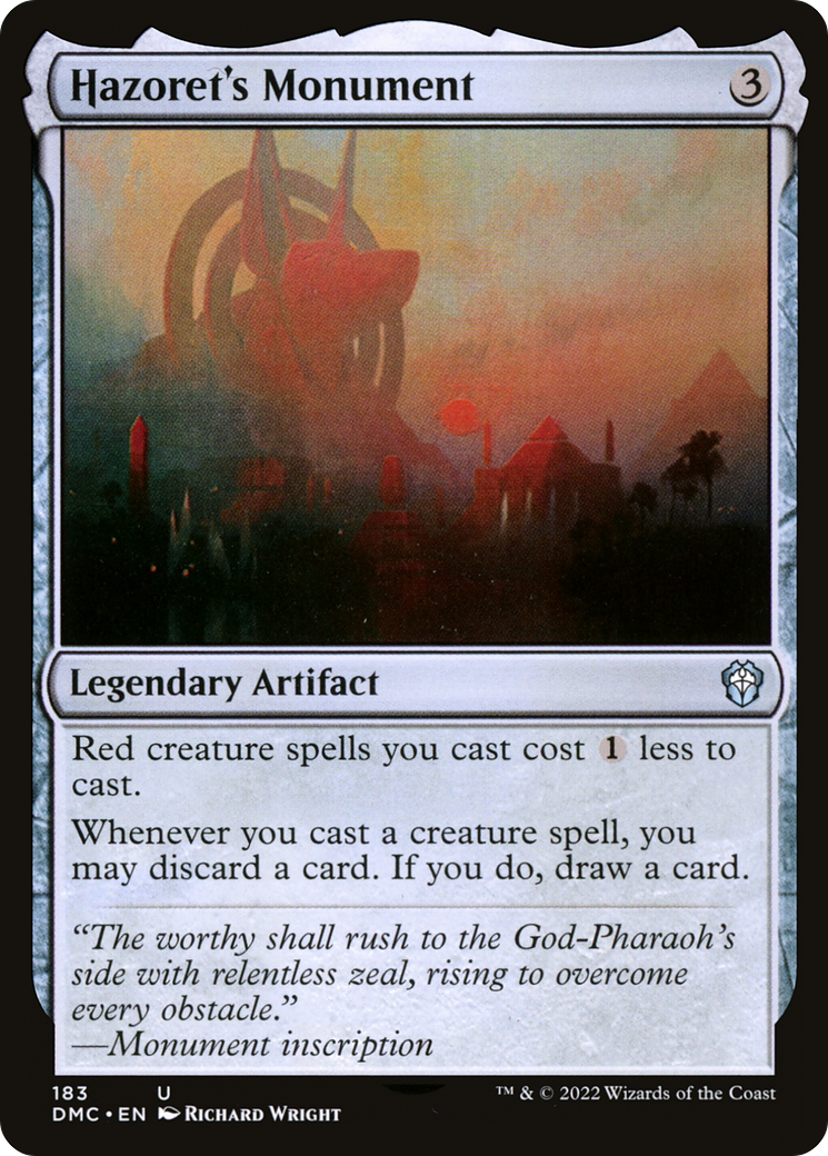Image of Hazoret's Monument [Dominaria United Commander]