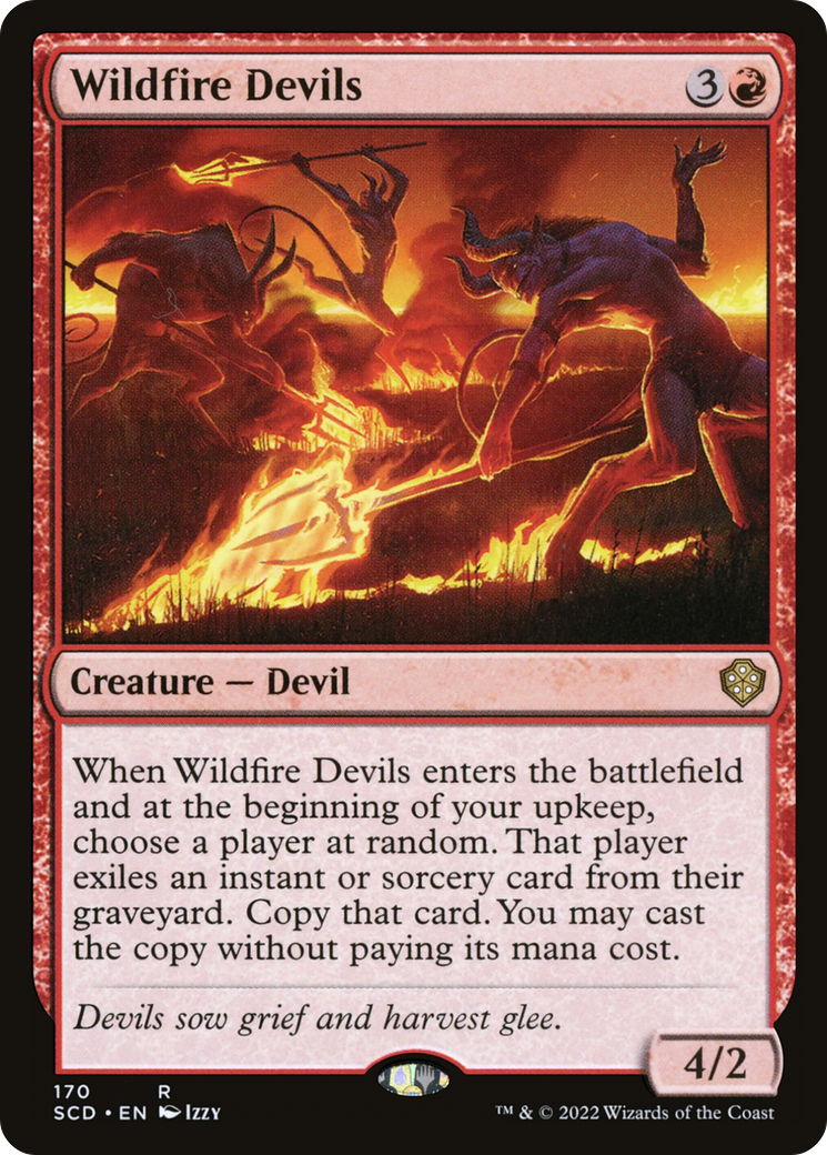 Image of Wildfire Devils [Starter Commander Decks]