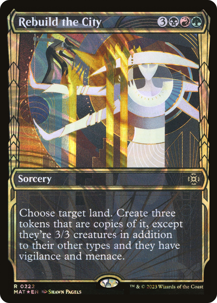 Image of Rebuild the City (Showcase Halo Foil) [March of the Machine: The Aftermath]