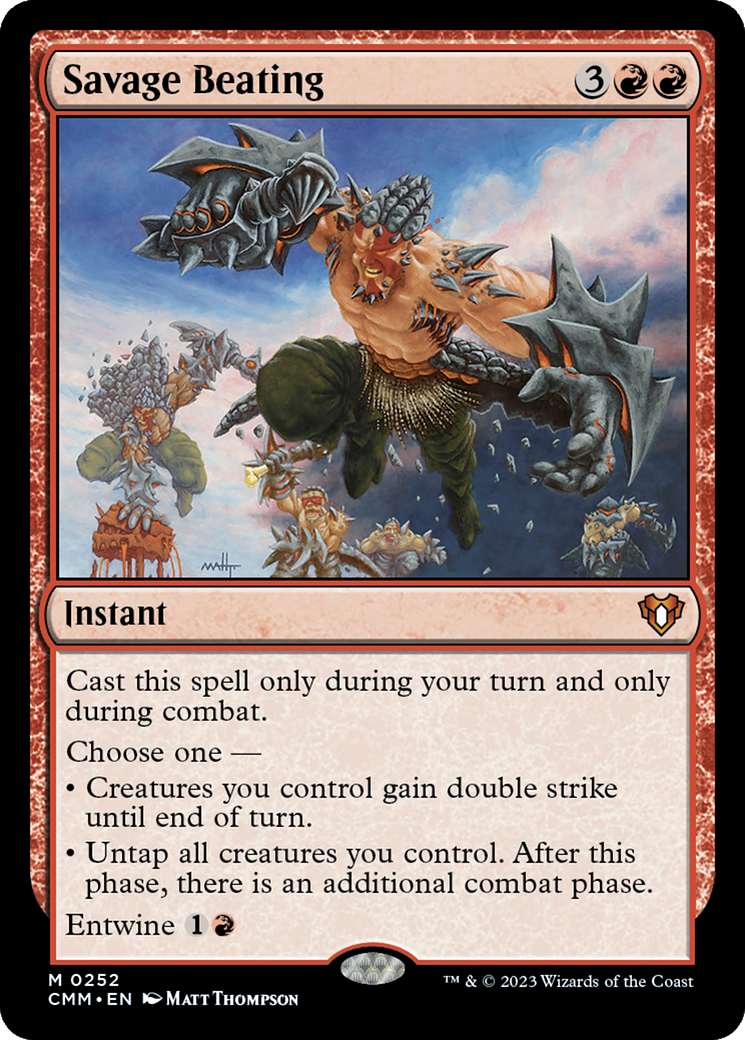 Image of Savage Beating [Commander Masters]