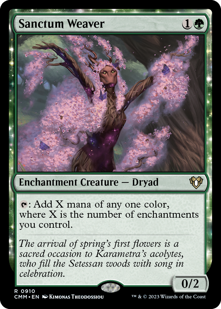 Image of Sanctum Weaver [Commander Masters]