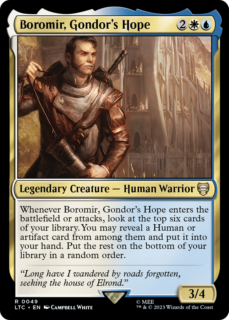 Image of Boromir, Gondor's Hope [The Lord of the Rings: Tales of Middle-Earth Commander]