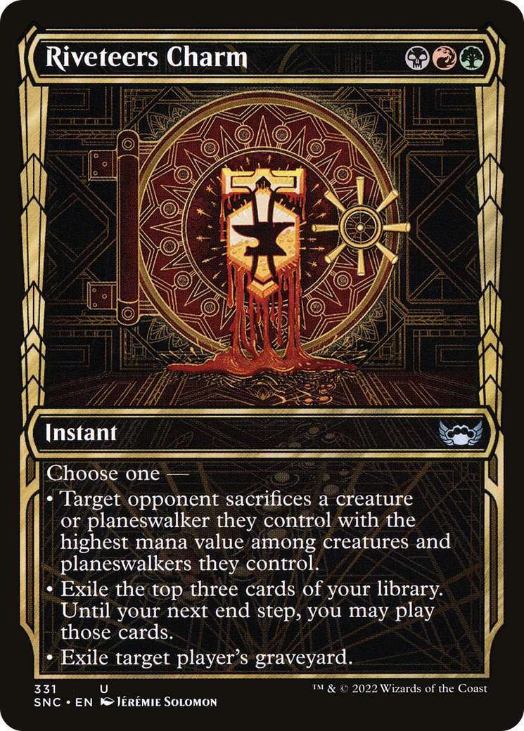 Image of Riveteers Charm (Showcase Golden Age) [Streets of New Capenna]