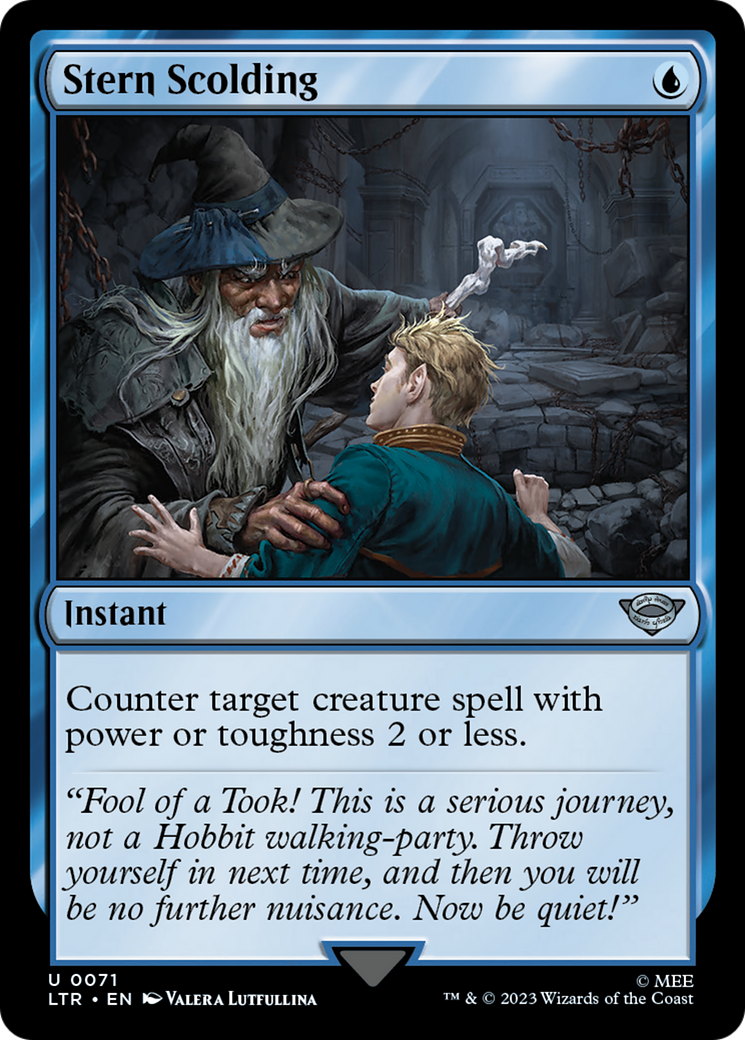 Image of Stern Scolding [The Lord of the Rings: Tales of Middle-Earth]