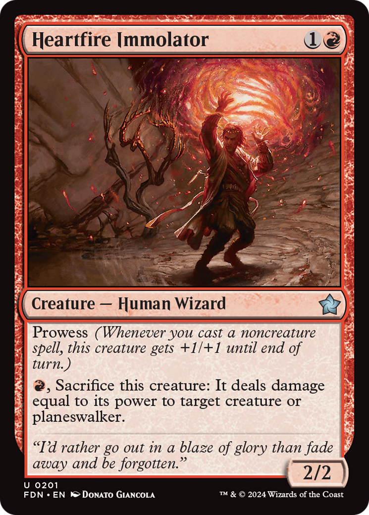 Image of Heartfire Immolator [Foundations]