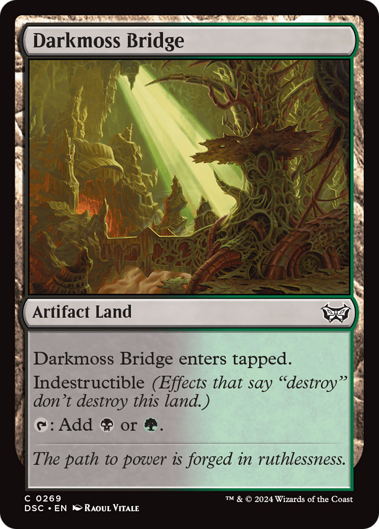Image of Darkmoss Bridge [Duskmourn: House of Horror Commander]