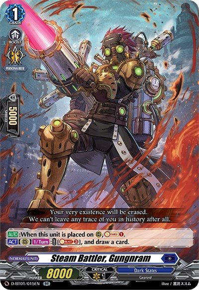 Image of Steam Battler, Gungnram (D-BT01/015EN) [Genesis of the Five Greats]