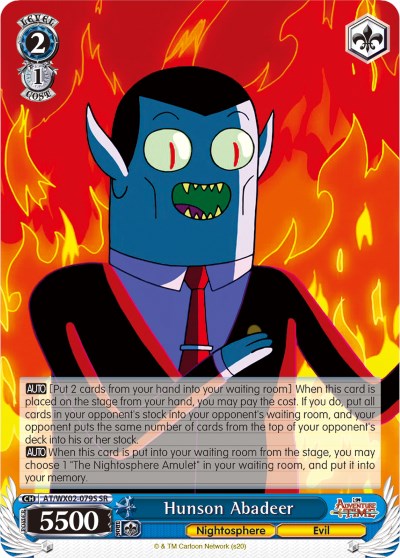 Image of Hunson Abadeer (AT/WX02-079S SR) [Adventure Time]