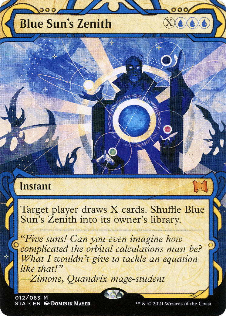 Image of Blue Sun's Zenith [Strixhaven: School of Mages Mystical Archive]
