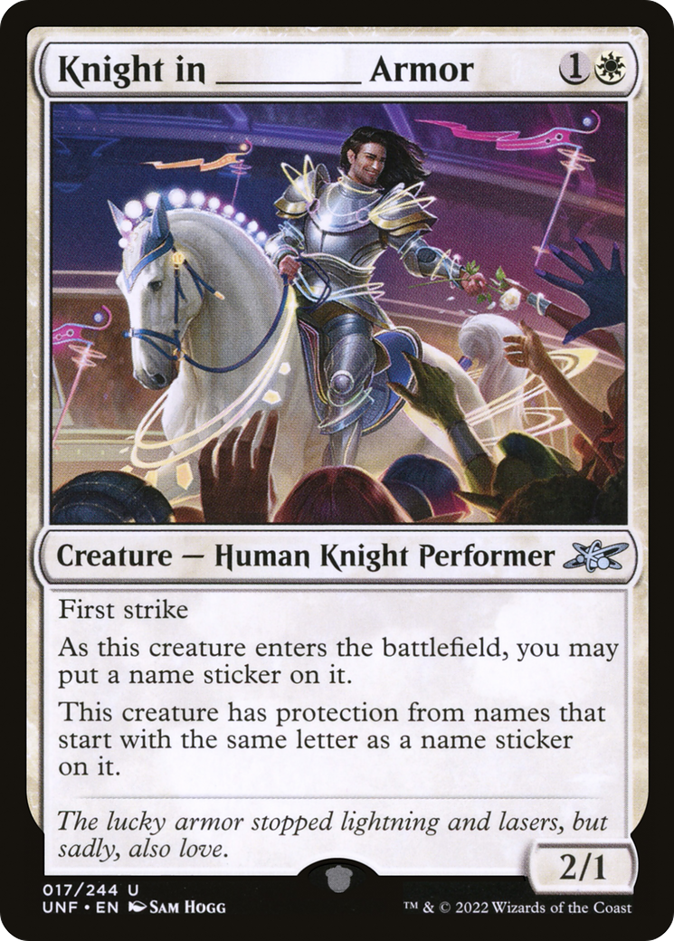 Image of Knight in _____ Armor [Unfinity]