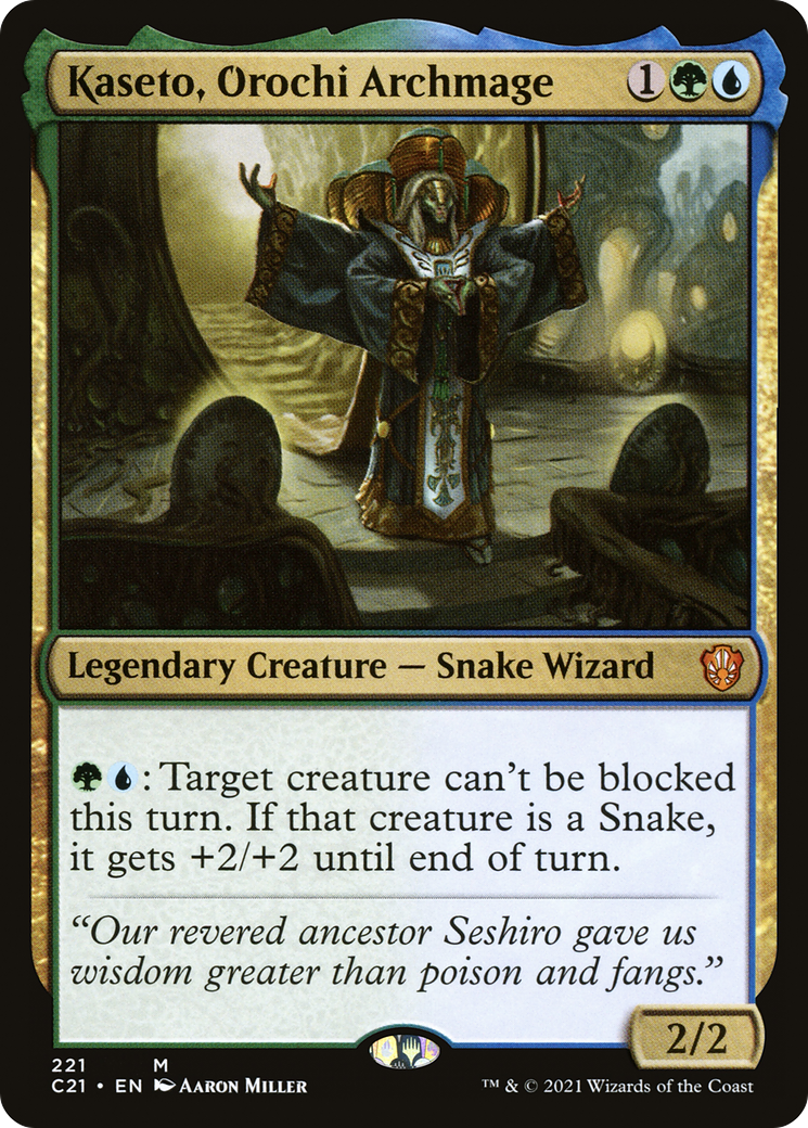 Image of Kaseto, Orochi Archmage [Commander 2021]