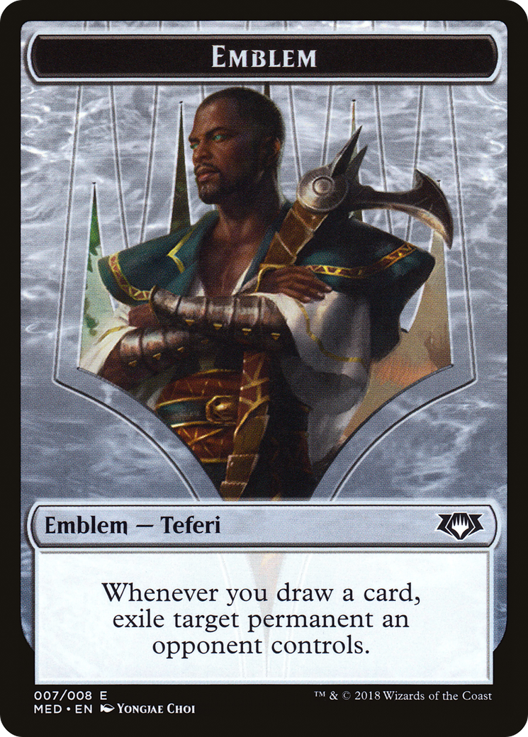 Image of Teferi, Hero of Dominaria Emblem [Mythic Edition Tokens]