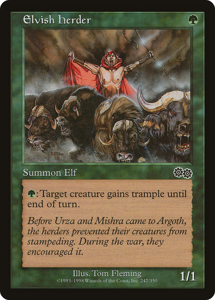 Image of Elvish Herder [Urza's Saga]