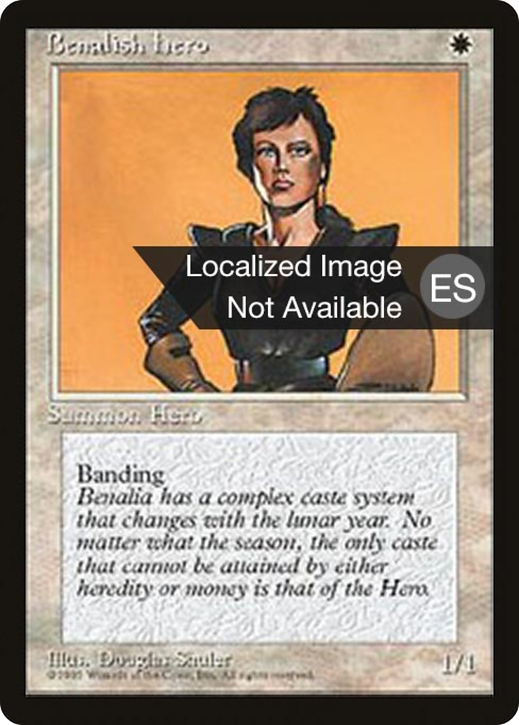 Image of Benalish Hero [Fourth Edition (Foreign Black Border)]
