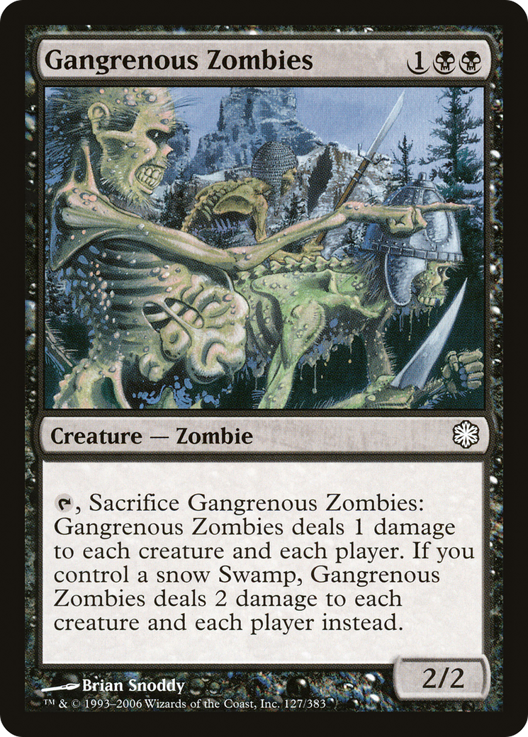 Image of Gangrenous Zombies [Coldsnap Theme Decks]
