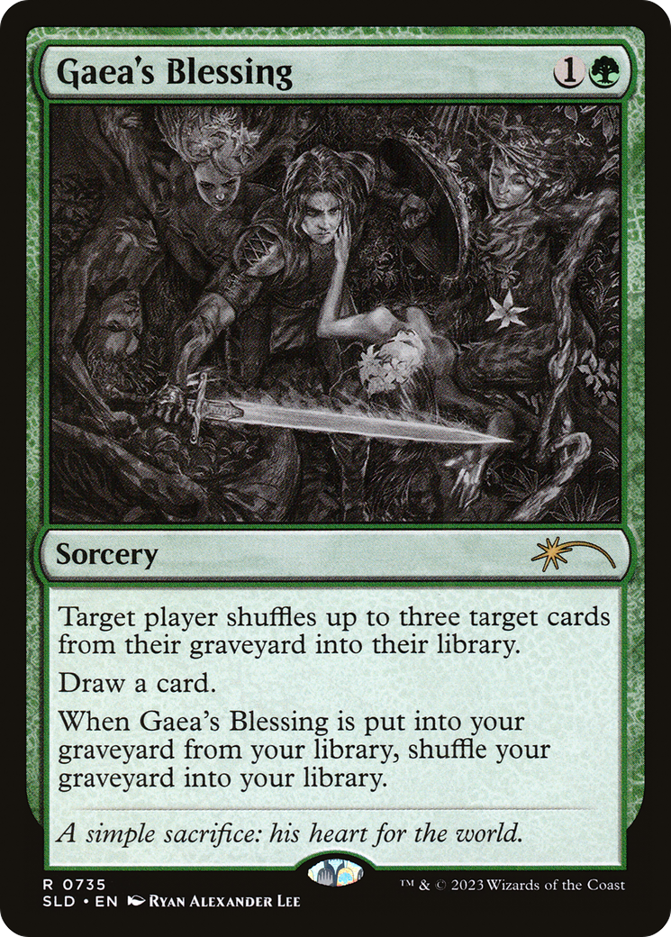 Image of Gaea's Blessing (Sketch Showcase) [Secret Lair Drop Series]