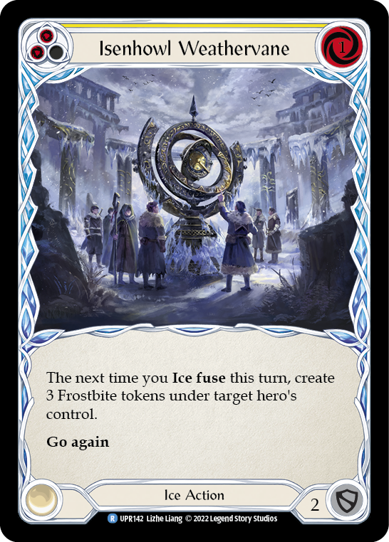 Image of Isenhowl Weathervane (Yellow) [UPR142] (Uprising)  Rainbow Foil