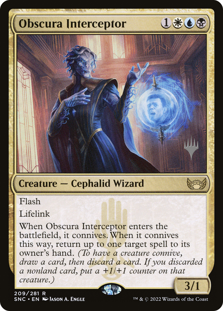 Image of Obscura Interceptor (Promo Pack) [Streets of New Capenna Promos]