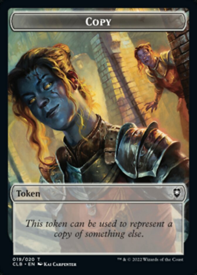 Image of Squid // Copy Double-Sided Token [Commander Legends: Battle for Baldur's Gate Tokens]