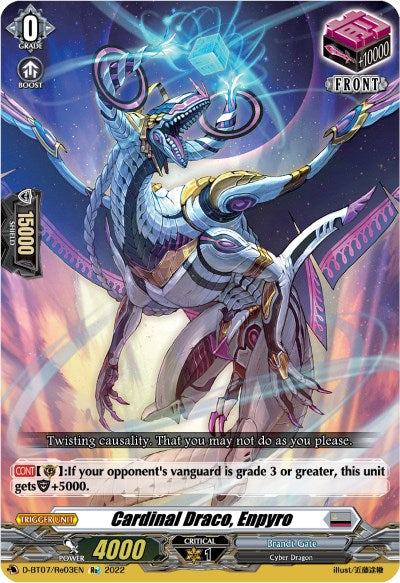 Image of Cardinal Draco, Enpyro (D-BT07/Re03EN) [Raging Flames Against Emerald Storm]