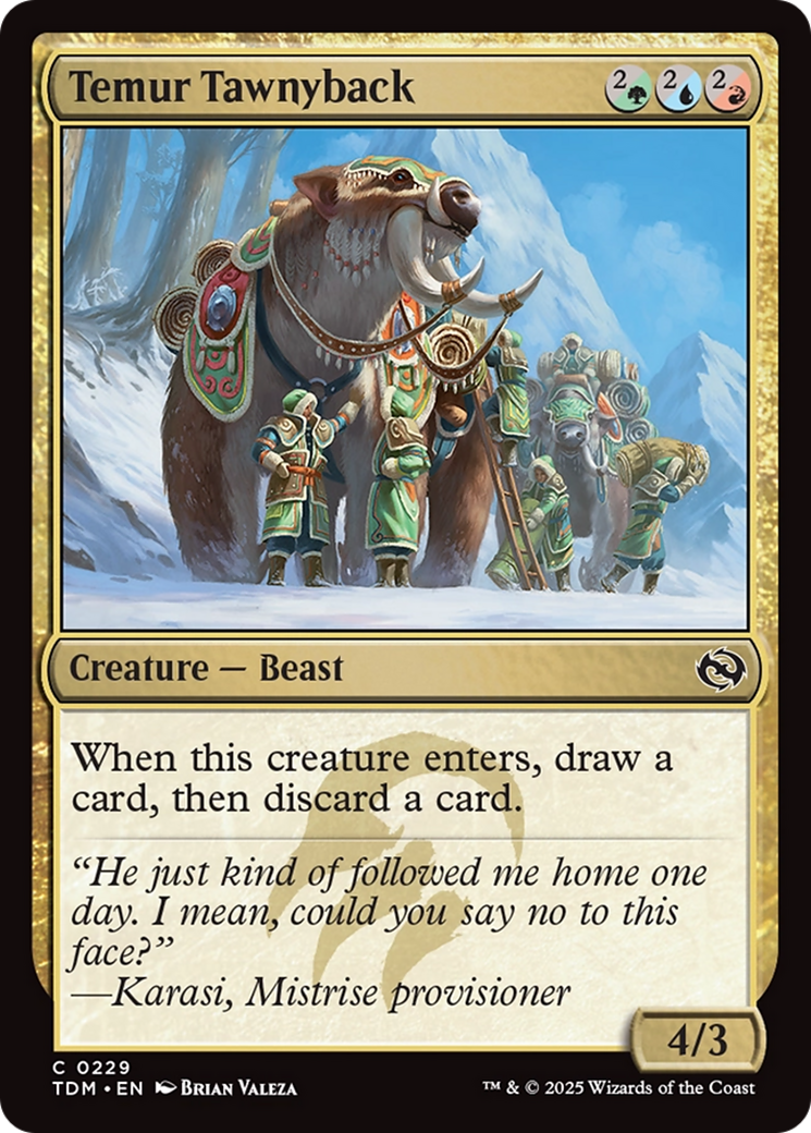 Image of Temur Tawnyback [Tarkir: Dragonstorm]
