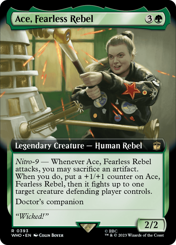 Image of Ace, Fearless Rebel (Extended Art) [Doctor Who]