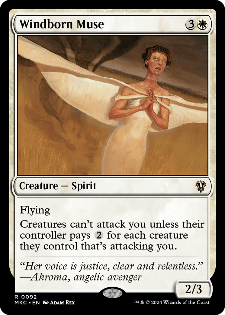 Image of Windborn Muse [Murders at Karlov Manor Commander]