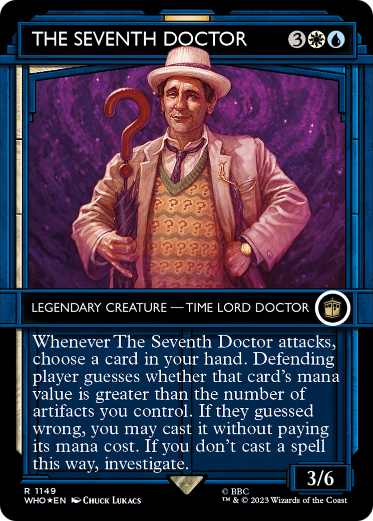 Image of The Seventh Doctor (Showcase) (Surge Foil) [Doctor Who]