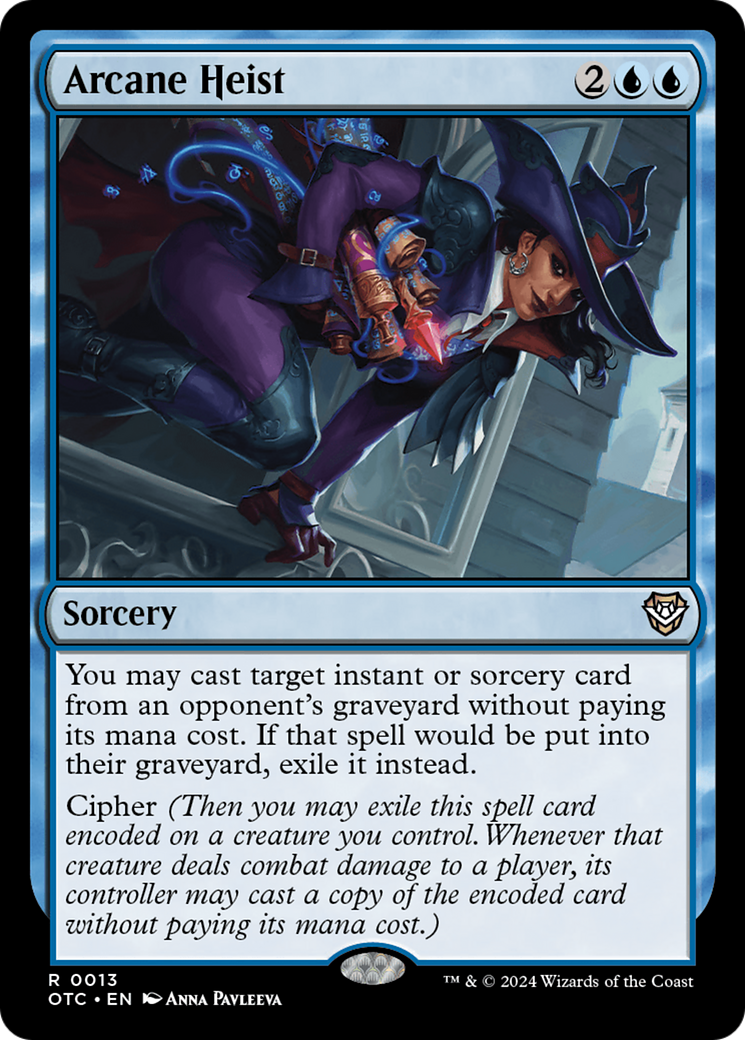 Image of Arcane Heist [Outlaws of Thunder Junction Commander]