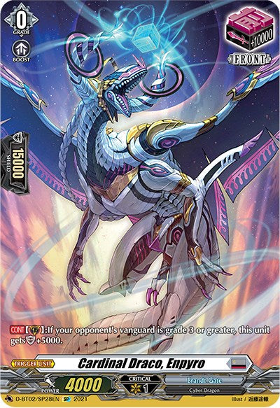 Image of Cardinal Draco, Enpyro (D-BT02/SP28EN) [A Brush with the Legends]