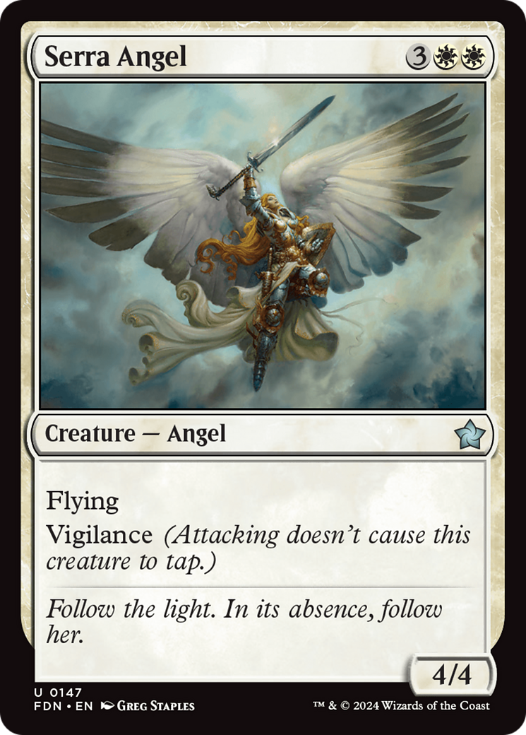 Image of Serra Angel [Foundations]