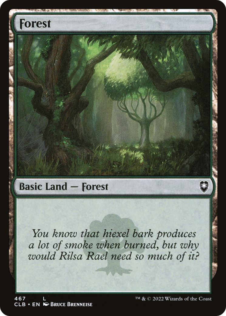 Image of Forest (467) [Commander Legends: Battle for Baldur's Gate]