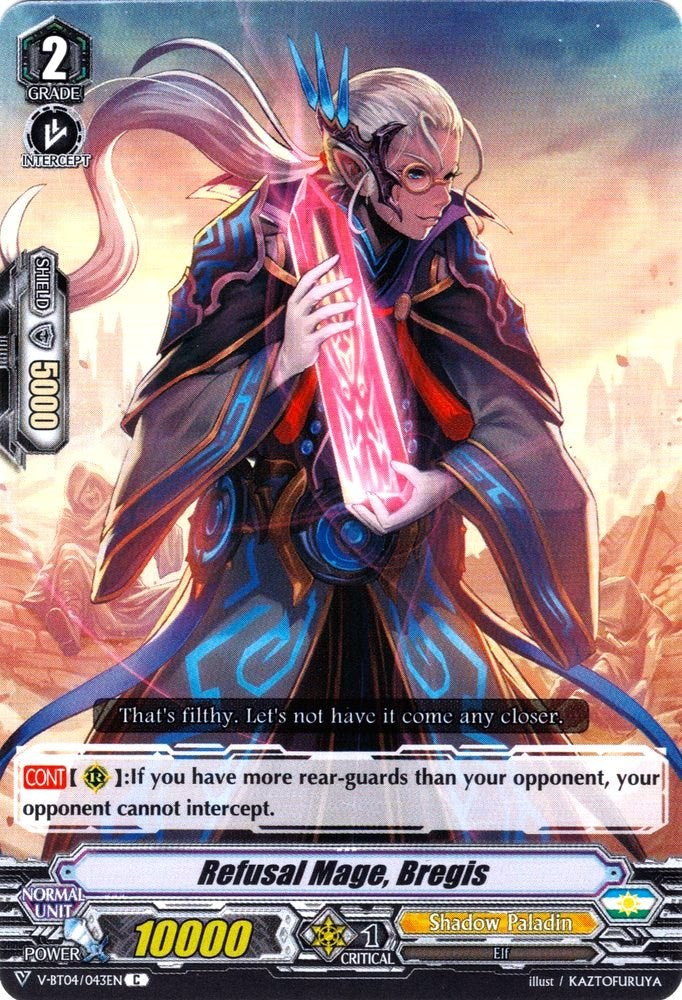 Image of Refusal Mage, Bregis (V-BT04/043EN) [Vilest! Deletor]