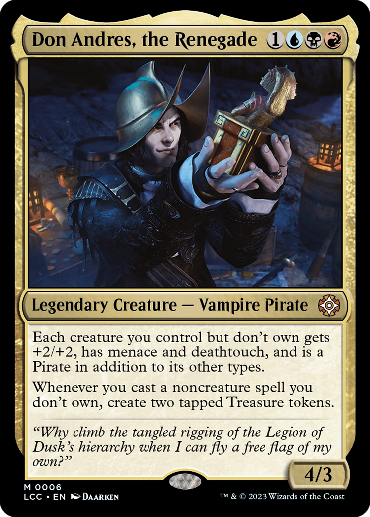 Image of Don Andres, the Renegade [The Lost Caverns of Ixalan Commander]