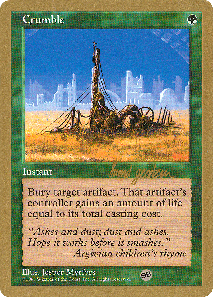 Image of Crumble (Svend Geertsen) (SB) [World Championship Decks 1997]