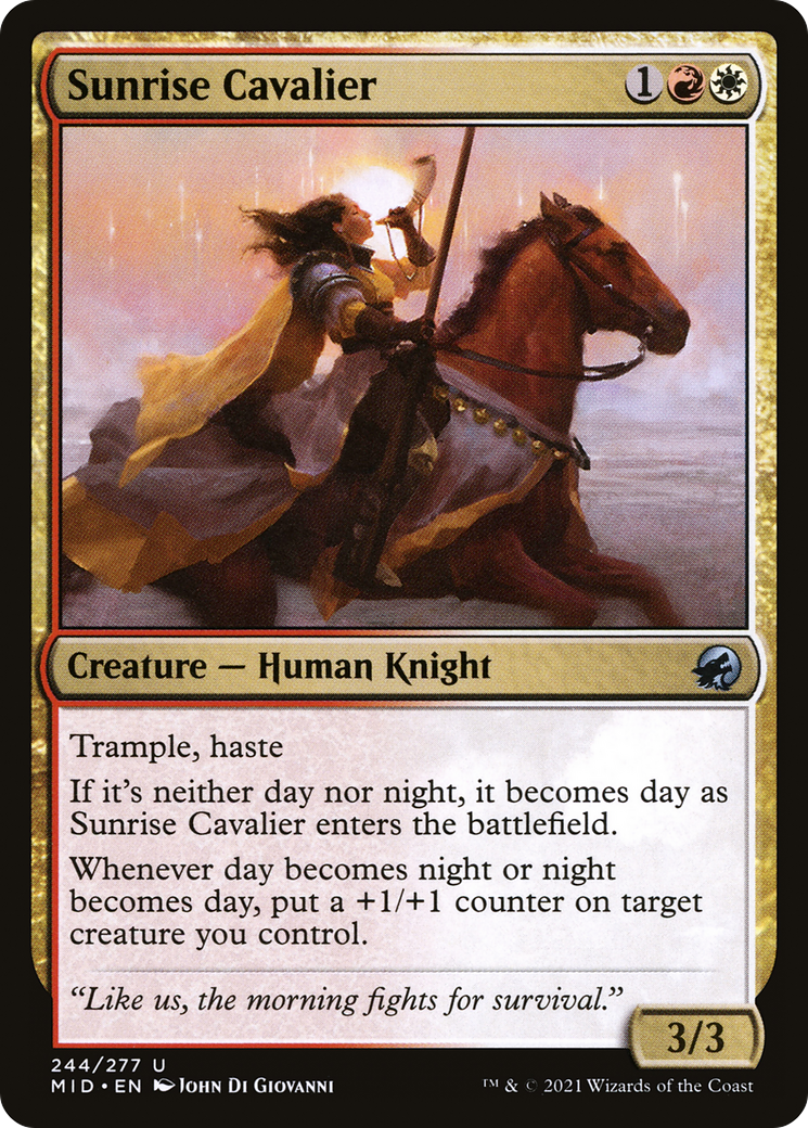 Image of Sunrise Cavalier [Innistrad: Midnight Hunt]