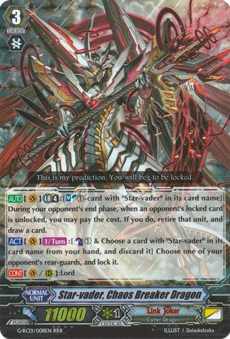 Image of Star-vader, Chaos Breaker Dragon (G-RC01/008EN) [Revival Collection]