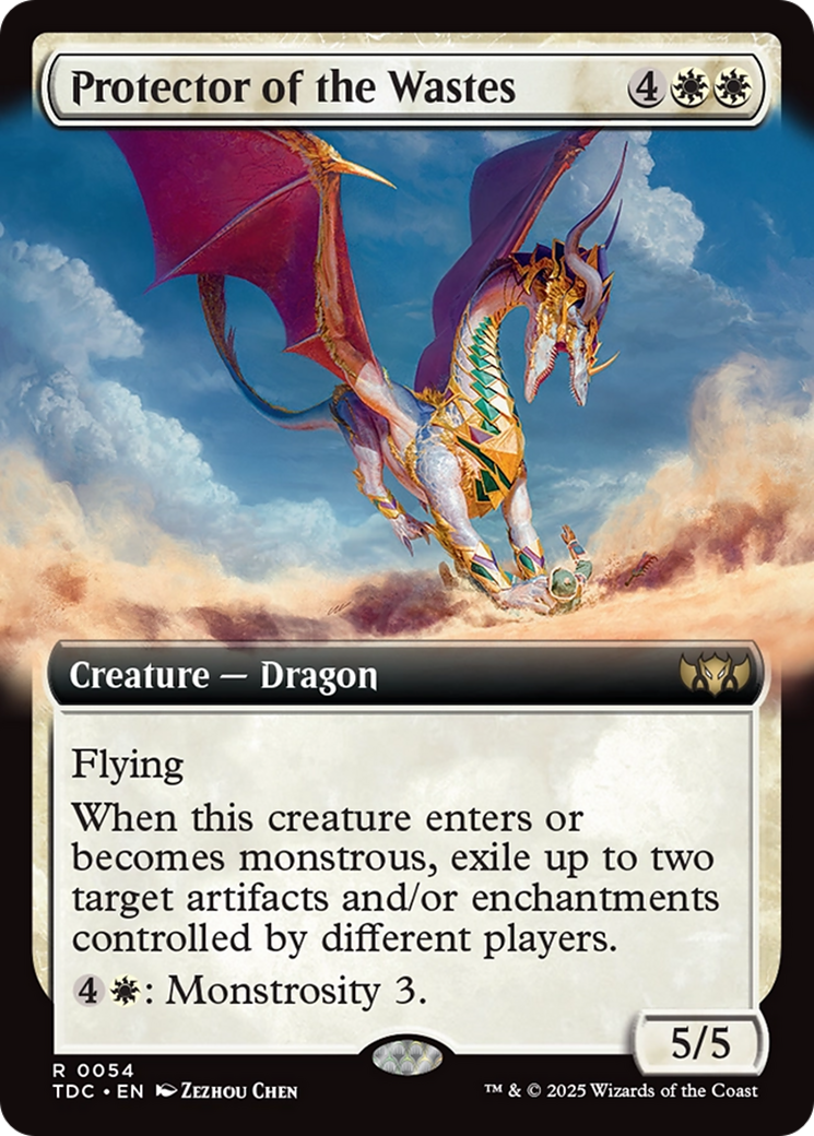 Image of Protector of the Wastes (Extended Art) [Tarkir: Dragonstorm Commander]