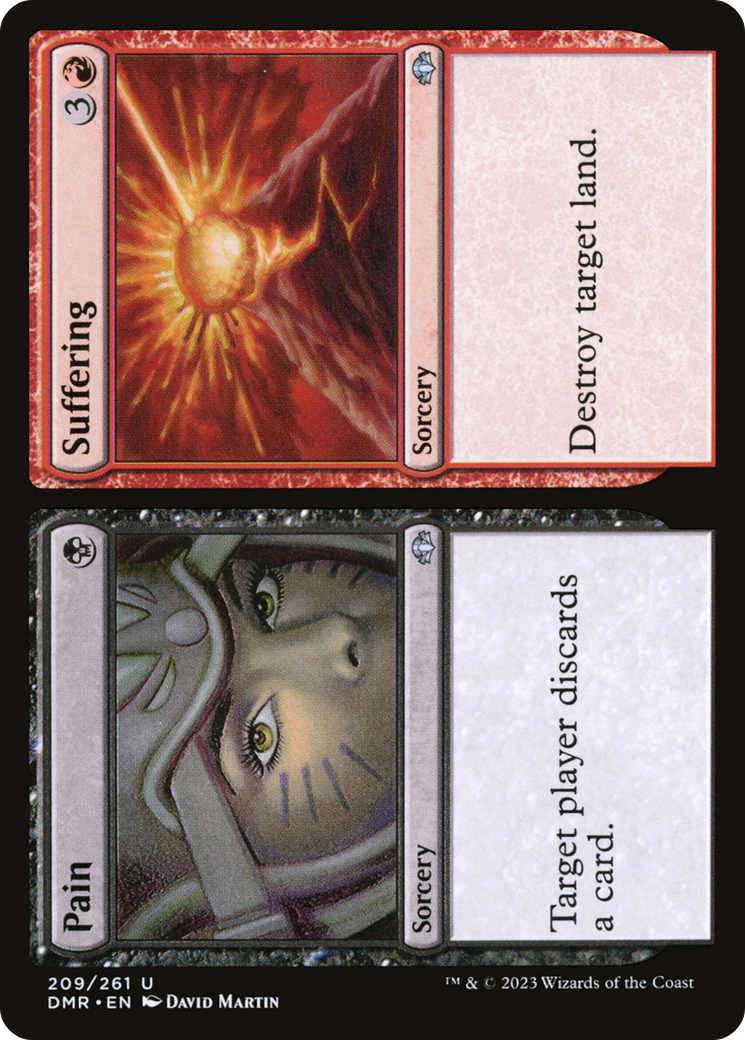 Image of Pain // Suffering [Dominaria Remastered]