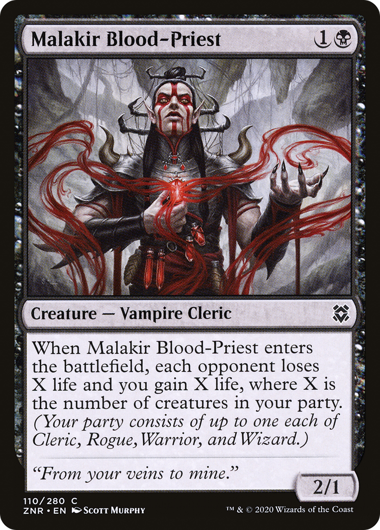 Image of Malakir Blood-Priest [Zendikar Rising]