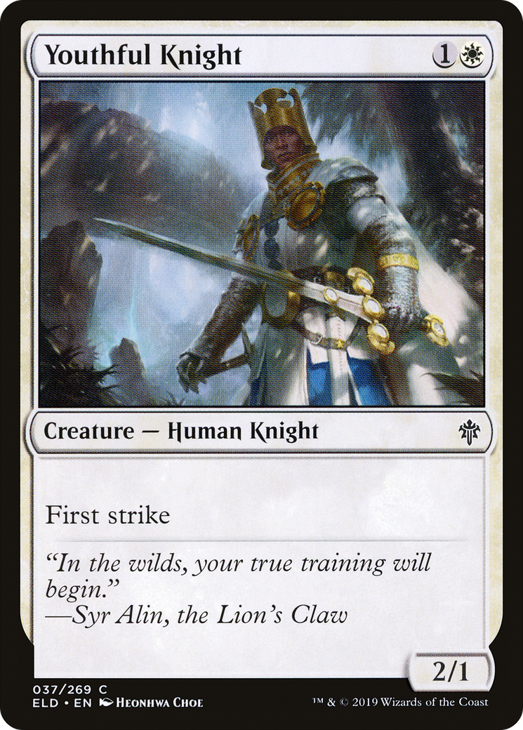 Image of Youthful Knight [Throne of Eldraine]