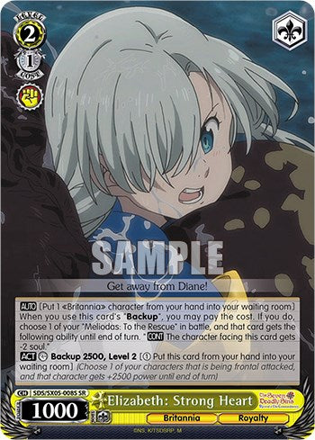 Image of Elizabeth: Strong Heart (SR) [The Seven Deadly Sins: Revival of The Commandments]