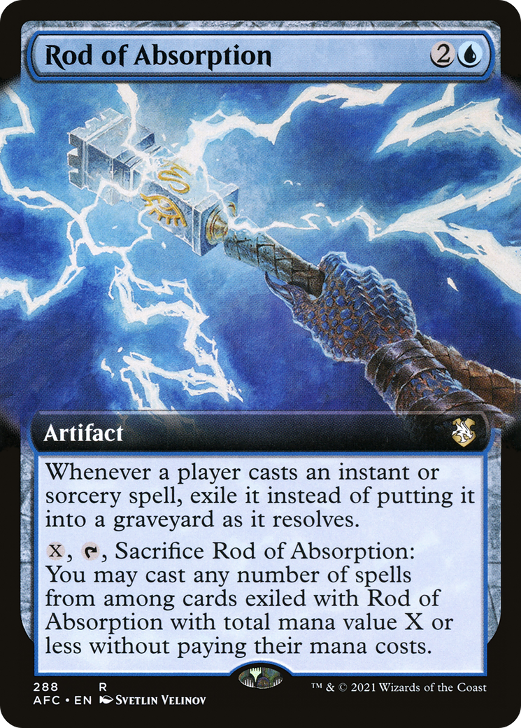 Image of Rod of Absorption (Extended Art) [Dungeons & Dragons: Adventures in the Forgotten Realms Commander]